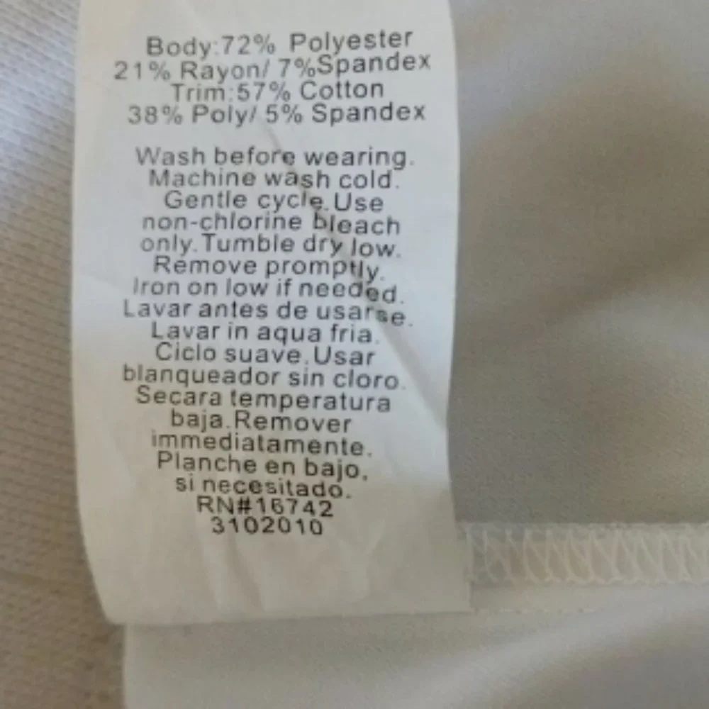 Jockey Scrub Pants XS Rib Trim Combo Comfortable Fit Women 2255 - 011 White - Picture 10 of 10